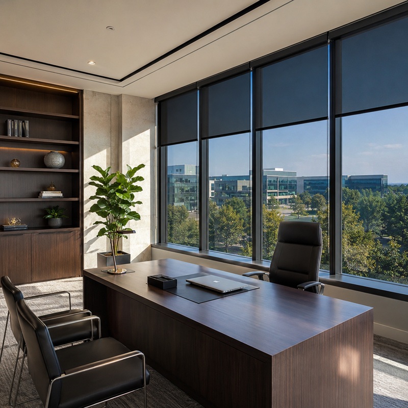 Commercial security window film