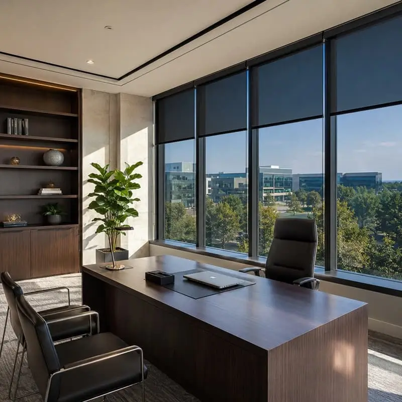 Commercial security window film