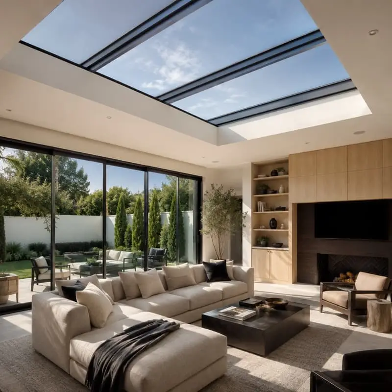 Skylight window tinting